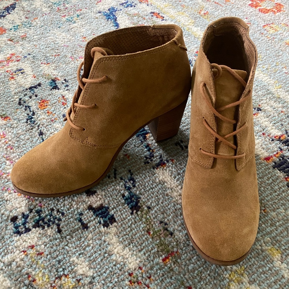 Toms Lunata Lace-Up Booties